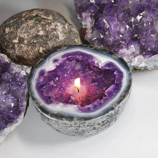 Mineral Crystal Candles